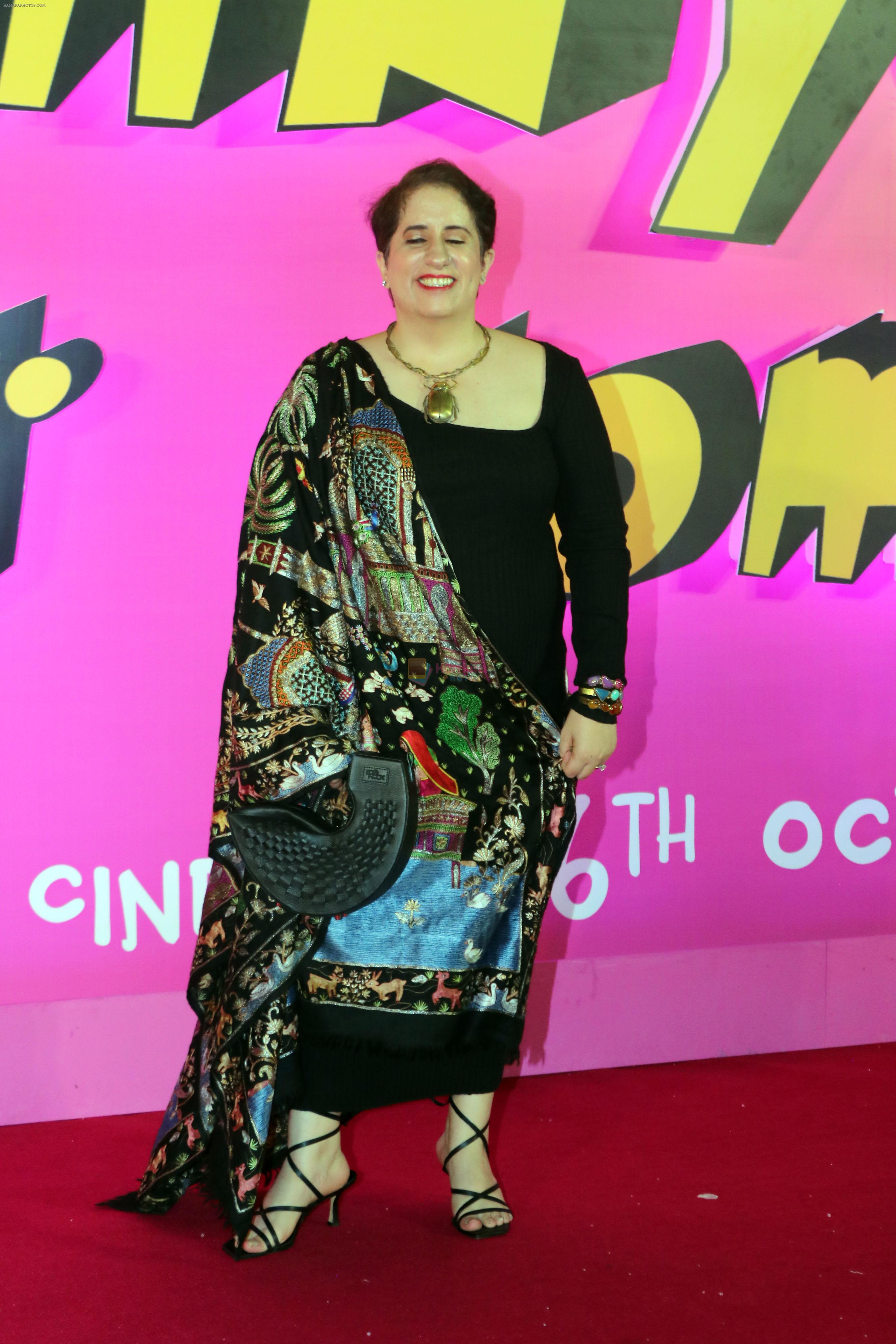 Guneet Monga attends Thank You For Coming Film Premiere on 3rd Oct 2023