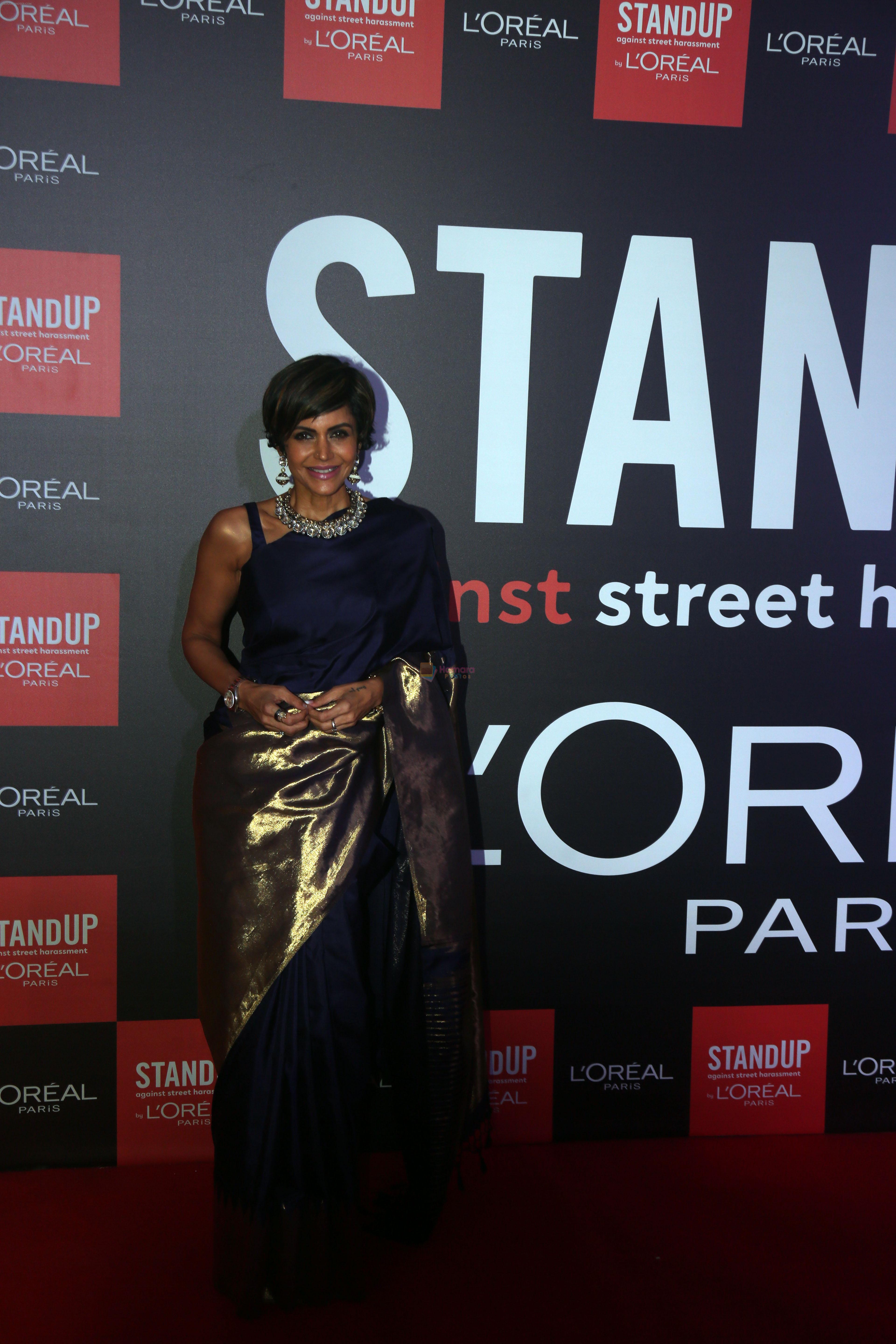 Mandira Bedi on the Red Carpet of The LOreal Paris Campaign on 4th Oct 2023