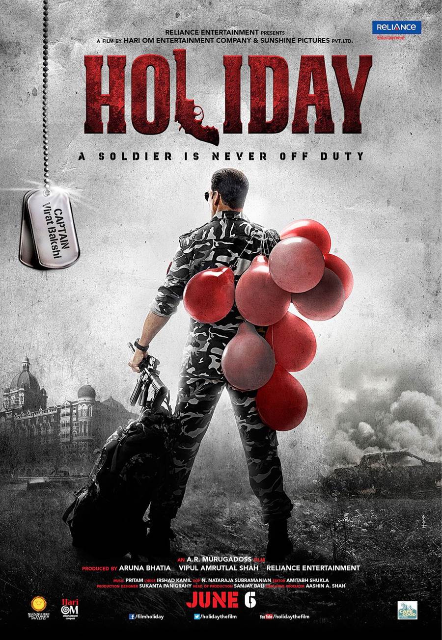 Holiday A Soldier Is Never Off Duty Poster
