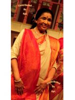 Asha Bhosle in Bengali Dress....!!.jpg