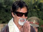 Actor Amitabh Bachchan on his arrival at a hotel in Agra.jpg