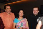 Dharmendra, Hema Malini, Nitin Mukesh at Shatrughan Sinha_s birthday party.jpg
