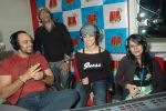 Ayesha Takia, Rohit Shetty and Vrajesh Hirjee at Big 92.7 FM studio (1).jpg