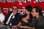 Akshay Khanna, Sameera Reddy, Saif Ali Khan at Race music launch on the sets of Amul Star Voice Chotte Ustaad in Film City on Feb 4th 2008 (38).jpg