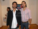 Jeet, Dino Morea at Jeet Ganguly_s Exhibition.JPG