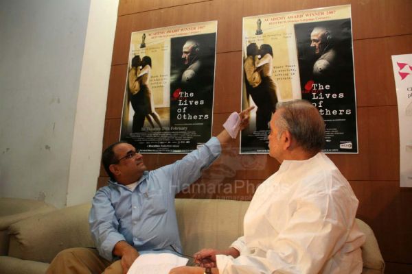 Bharatbala Ganapathy, Gulzar at the special screening of The Lives of Others in Fun Republic on Feb 22nd 2008