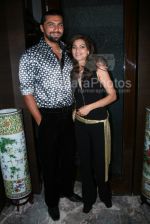 Chetan Hansraj with wife at the Bhram film bash hosted by Nari Hira of Magna in Khar on 2nd March 2008(3).jpg