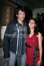 Kay kay menon with wife at Makrand Deshpande_s birthday in RIO lounge on March 5th 2008(75).jpg