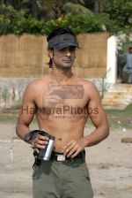Ashmit Patel On location of film Toss in  Madh Island on March 11th 2008(6).jpg