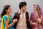Aneesha Kapoor,Bhuvnesh,Muskaan Mehani at the location of Dahej Serial on 9Xon March 13th 2008(22).jpg
