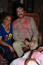 Anil Kapoor with Fan at Shabana Azmi_s holi bash at Her residence on March 22nd 2008 (2).jpg