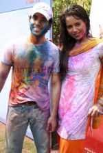 Sameera Reddy,Tusshar Kapoor at Zoom Holi bash in Mumbai  in Dariya Mahal, Versova on March 22nd 2008(3).jpg