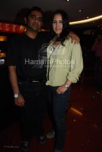 Captian Vinod with Tulip Joshi at Tingya special screening in Cinemax on March 19th 2008(8).jpg