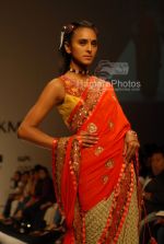 Model walks on the Ramp for Abhishek Dutta and Nikasha Tawadey in Lakme India Fashion Week on March 31th 2008(19).jpg
