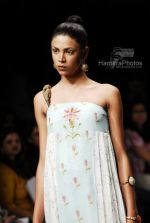 Model walks on the Ramp for Anupama Dayal in Lakme India Fashion Week on March 31th 2008(24).jpg