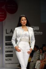 Model walks on the ramp for Gen Next designers showcase at Lakme India Fashion Week on March 31st 2008(30).jpg