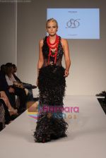 Model showcasing Nili Zahar_s Luxurious line of designer collection at Dubai Fashion Week on April 11th 2008 (4).JPG