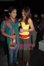 Gaurav Gera with Himashi at Budweiser bash in Aurus on April 12th 2008 (12).jpg