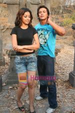 Sahil Khan and Tanushree Dutta on the sets of Movie Rama - The Saviour in Filmcity Studio, Goregaon, Mumbai on April 25th 2008 (9).jpg