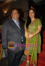 Satish Kaushik with his wife at Dhoom Dhadaka premiere in Cinemax on May 22nd 2008(54).JPG