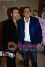 Karan Johar with Boman Irani at Love Story 2050 music launch in JW Marriott on May 28th 2008(3).JPG