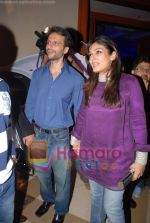 Raveena Tandon with her husband at Love Story 2050 music launch in JW Marriott on May 28th 2008(3).JPG