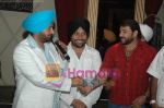 Malkit Singh,Kaptan Laddi and Manoj Tiwari(bhojpuri singer) at Malkit Singh_s party and performance at Crown Plaza.jpg