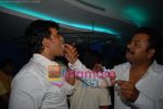 Ravi Kishan with Nagesh Bhosle at Nagesh Bhosle_s wedding anniversary in Country Club on June 25th 2008(2).JPG