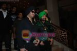 Mika Singh, Daler Mehndi at the music launch of Singh is King in Enigma on June 26th 2008(3).JPG