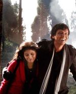 Sonali Kulkarni and K. K. Menon in a still from the movie Via Darjeeling.jpg