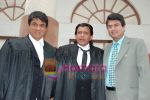 Mukesh Khanna, Mithun Chakraborty on the last day of shoot of Chal Chalein in Film City on June 29th 2008(2).JPG