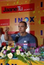 Aamir Khan at Jaane Tu Ya Jaane Na team at Inox on July 4th 2008(12).JPG