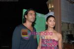 Arjun Rampal with Mehr Jessia Rampal at Olive Launch on July 7th 2008(62).JPG