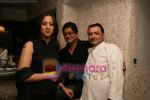 Ishita, Dhruv and Chef at Olive launch on July 8th 2008.JPG