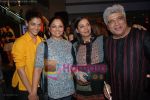 Tanvi Azmi with her daughter, Shabana Azmi, Javed Akhtar at the Rock On music launch in Cinemax on July 7th 2008(3).JPG