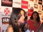 Raima Sen Interacting with the Media at Mukhbir Premiere in Fun Cinemas North Square, Delhi on July 8th 2008.jpg