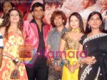 Sambhavana Seth, Ravi Kishan, Dineshlal Yadav Nirahua, Pakkhi Hegde  at the music release of film Vidhata.jpg