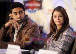Abhishek Bachchan, Aishwarya Rai at The Unforgettable Tour Press Conference at the Hilton Hotel in Toronto, Canada on July 17, 2008 (8).jpg