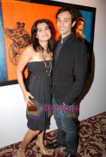 Divya Palat & Aditya Hitkari at Indian Cancer Society_s charity dinner in Taj Hotel on July 27th 2008(31).JPG