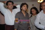 Amit Kumar, Kishore Kumars son Sumit Kumar and wife Leena Chandavarkar gives approval to make a biopic film on Kishore Kumar by UTV in Kishore Kuamr_s residence on August 4th 2008 (3).JPG