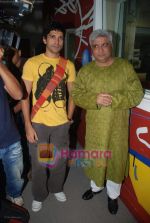 Farhan Akhtar, Javed Akhtar at Big FM station on August 23rd 2008 (3).JPG