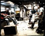 Farhan Akhtar, Arjun Rampal, Luke Kenny in a still from the movie Rock On (31).jpg