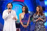 Farooque,masumeh and Lillette Dubey at Amul Star Voice of India Mega music League on Star Plus.JPG