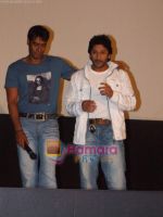 Ajay Devgan, Arshad Warsi at the Unveiling of Golmaal Returns in Cinemax, Versova on 13th September 2008 (3).JPG