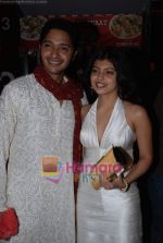 Shreyas Talpade with Wife at the premiere of Welcome to Sajjanpur in Cinemax on 18th September 2008 (57).JPG
