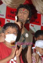 Sonu Nigam at National Cancer Rose Day in King George Hospital on 20th September 2008 (9).JPG