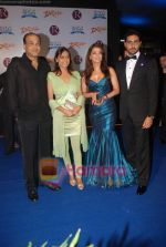 Ashutosh Gowariker with wife, Aishwarya Rai, Abhishek Bachchan at Drona Premiere on 1st october 2008 (88).JPG