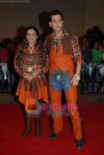 Vineet V Raina and Tanushree Kaushal at Nach Baliye 4 red carpet in Malad on 13th October 2008 (2).JPG