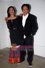 aarti with kailash surendranath at the poison Relaunch Bash on 16th October 2008 (2).JPG