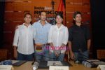 Ritesh Sidhwani, Arjun Rampal, Priya Dutt, Farhan Akhtar at Press conference to announce Rock On for Humanity charity concert in Mumbai on 17th October 2008 (3).JPG